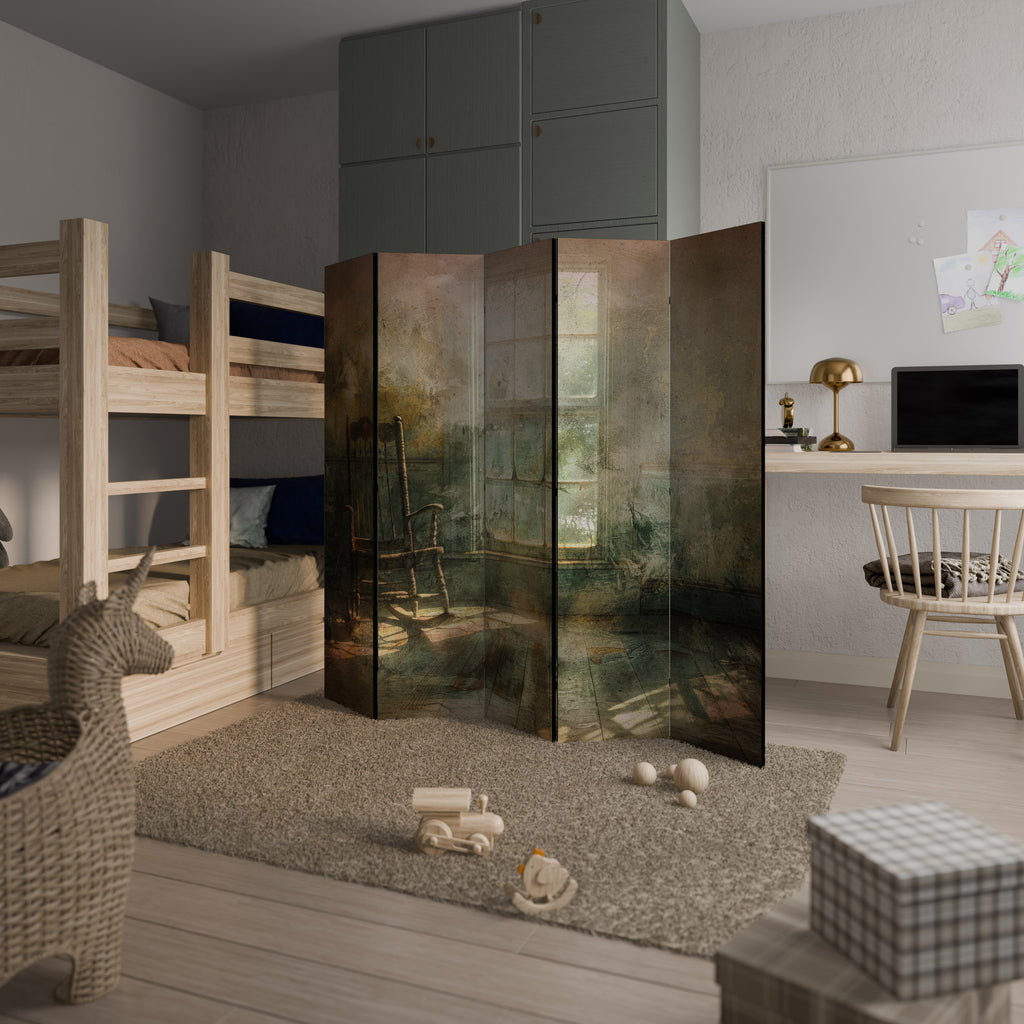 SUNLIT STILLNESS 5-Panel Room Divider