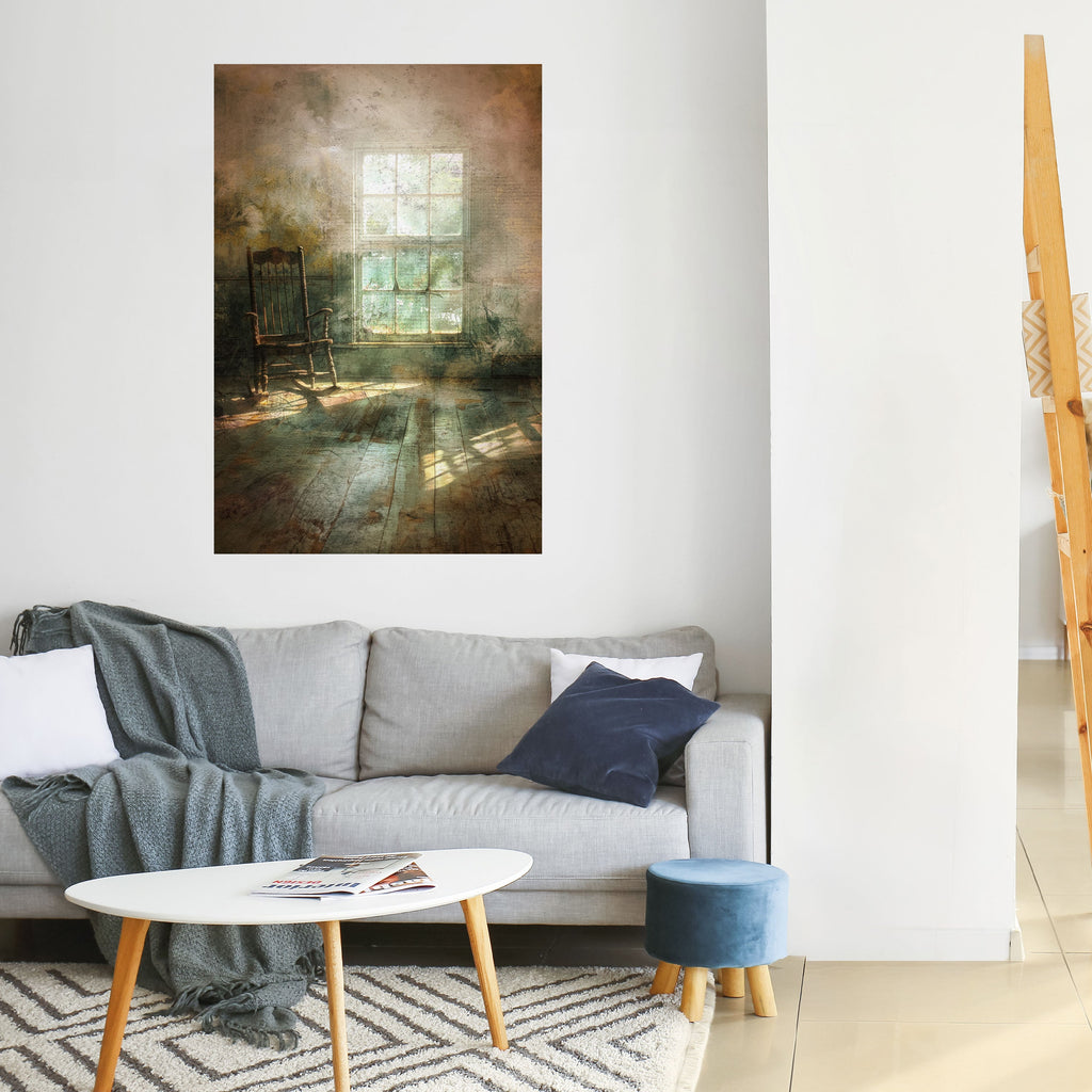 SUNLIT STILLNESS Αφίσα με κολλητική ταινία και κάθετη εκτύπωση