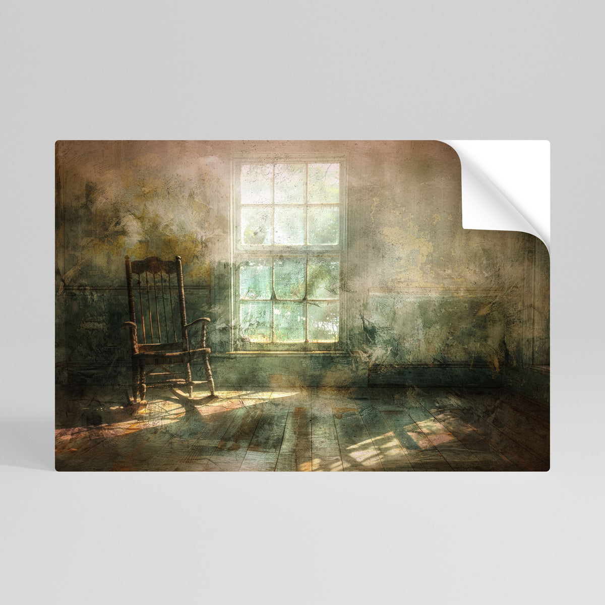 SUNLIT STILLNESS Αυτοκόλλητη Αφίσα οριζόντια
