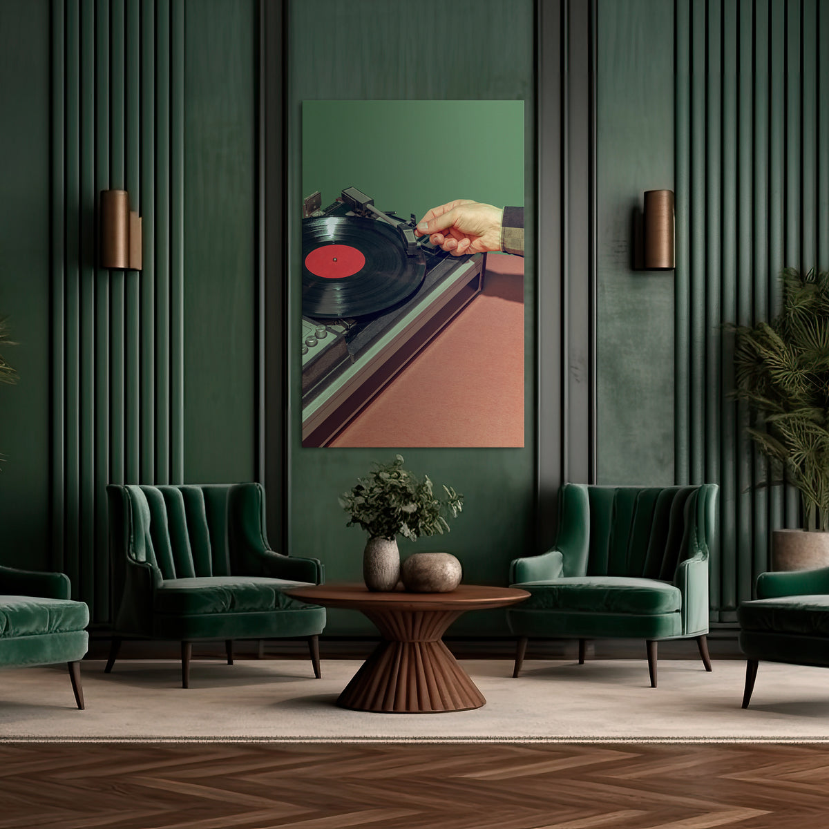 UNIQUE SOUNDS Vertical Canvas Print