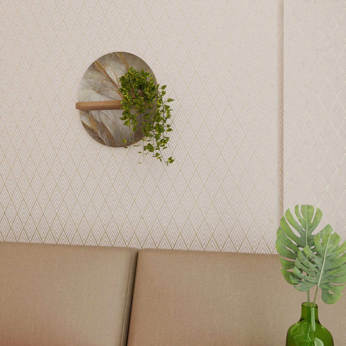 SOFT PLUMAGE Διακοσμητικό Ράφι Art Shelf