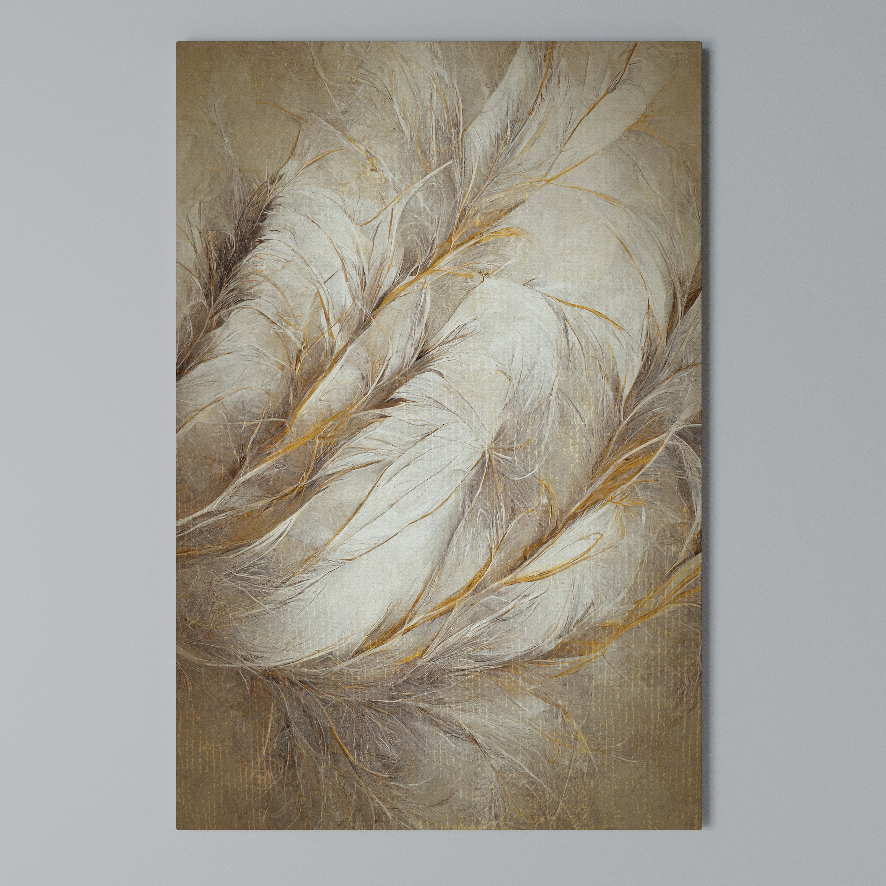 SOFT PLUMAGE Κατακόρυφος Πίνακας σε Καμβά