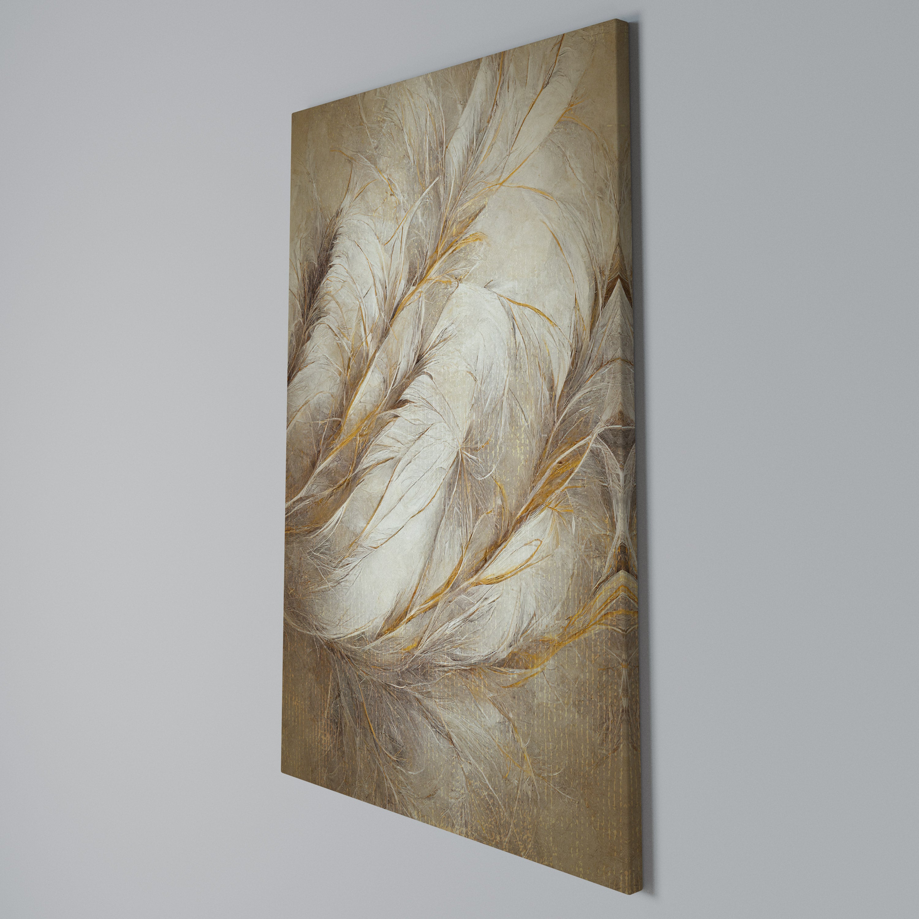 SOFT PLUMAGE Κατακόρυφος Πίνακας σε Καμβά