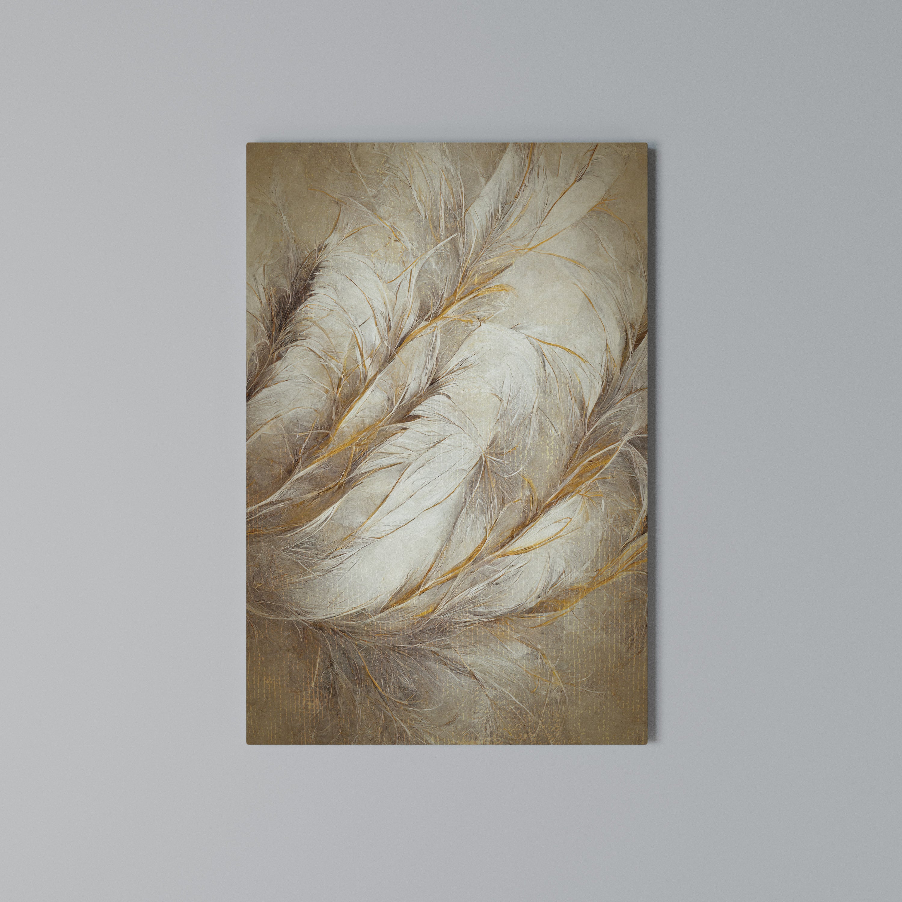 SOFT PLUMAGE Κατακόρυφος Πίνακας σε Καμβά