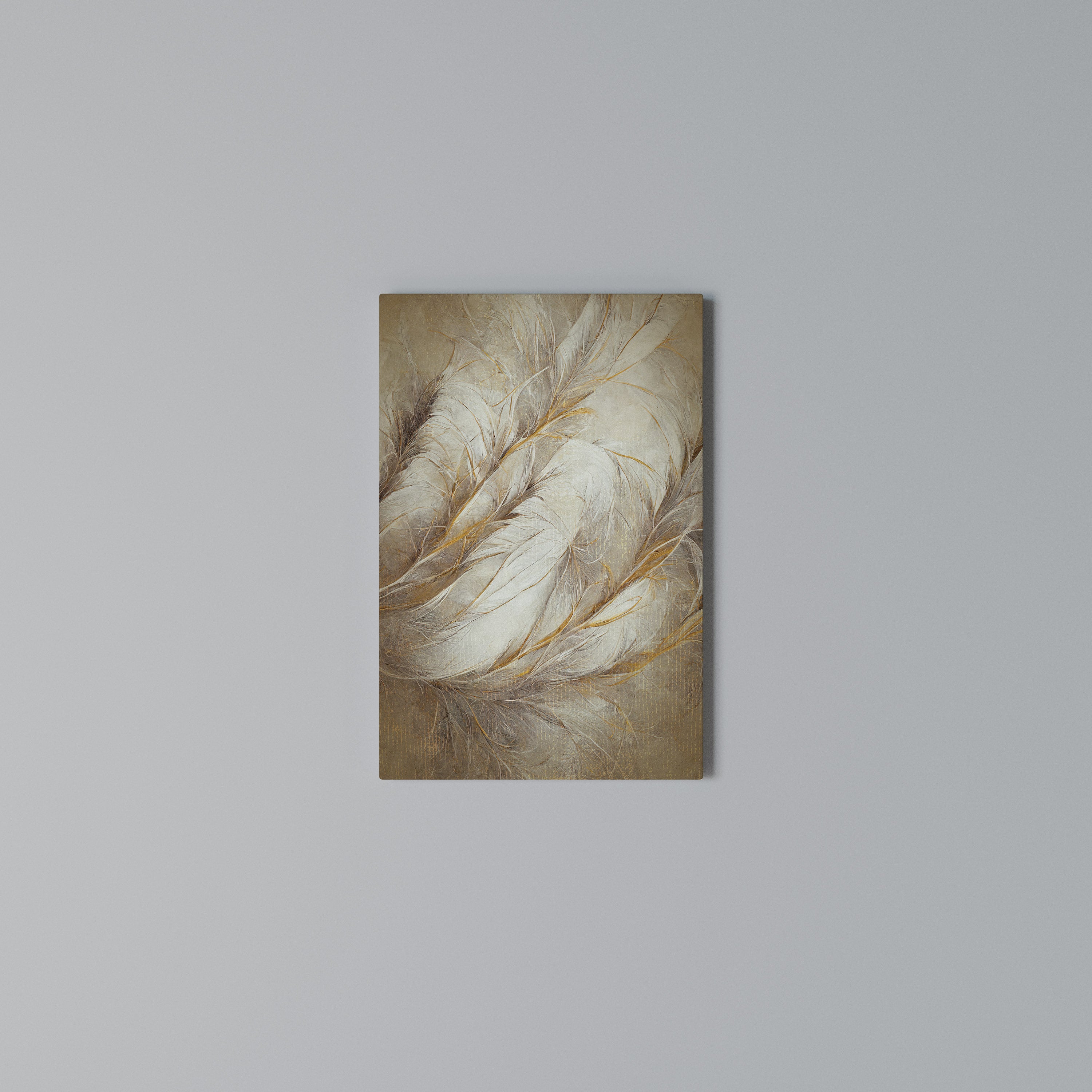 SOFT PLUMAGE Κατακόρυφος Πίνακας σε Καμβά