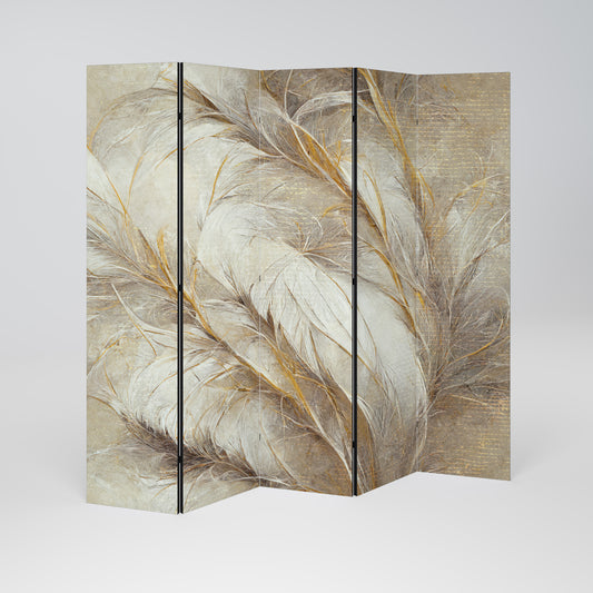 SOFT PLUMAGE Παραβάν με 5 πάνελ