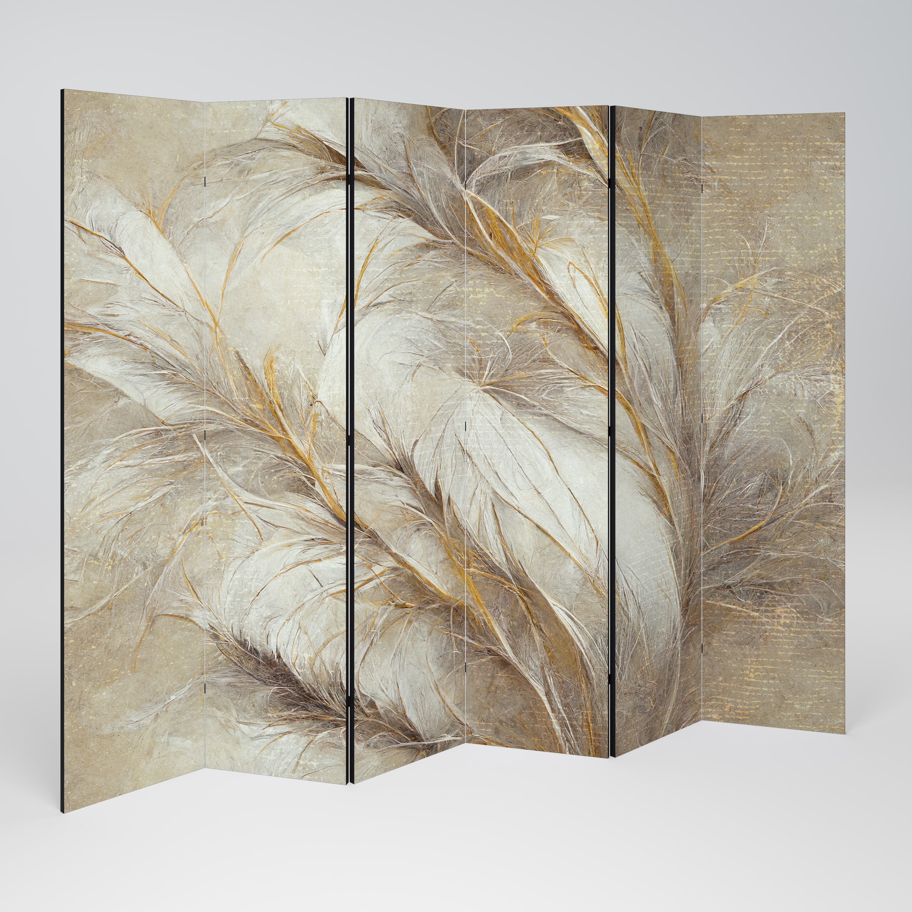 Διακοσμητικό διαχωριστικό δωματίου SOFT PLUMAGE 6 πάνελ