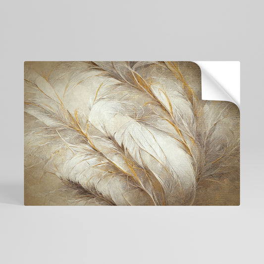 SOFT PLUMAGE Αυτοκόλλητη Αφίσα οριζόντια