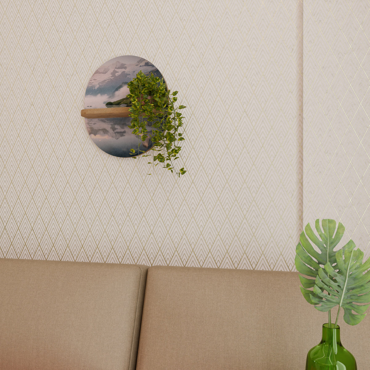FOGGY HORIZON Διακοσμητικό Ράφι Art Shelf