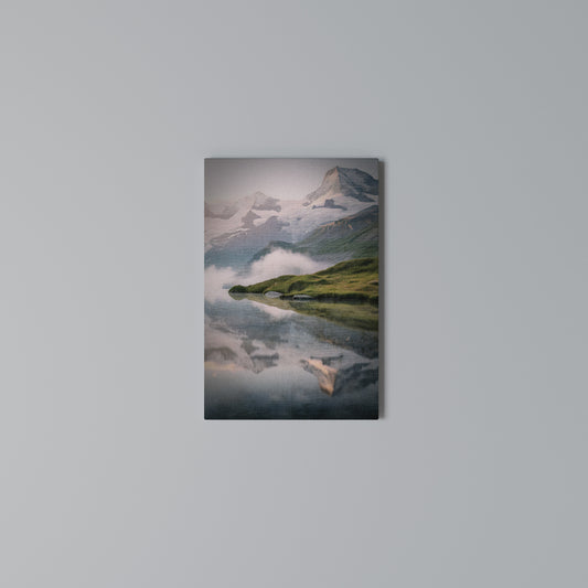 FOGGY HORIZON Vertical Canvas Print