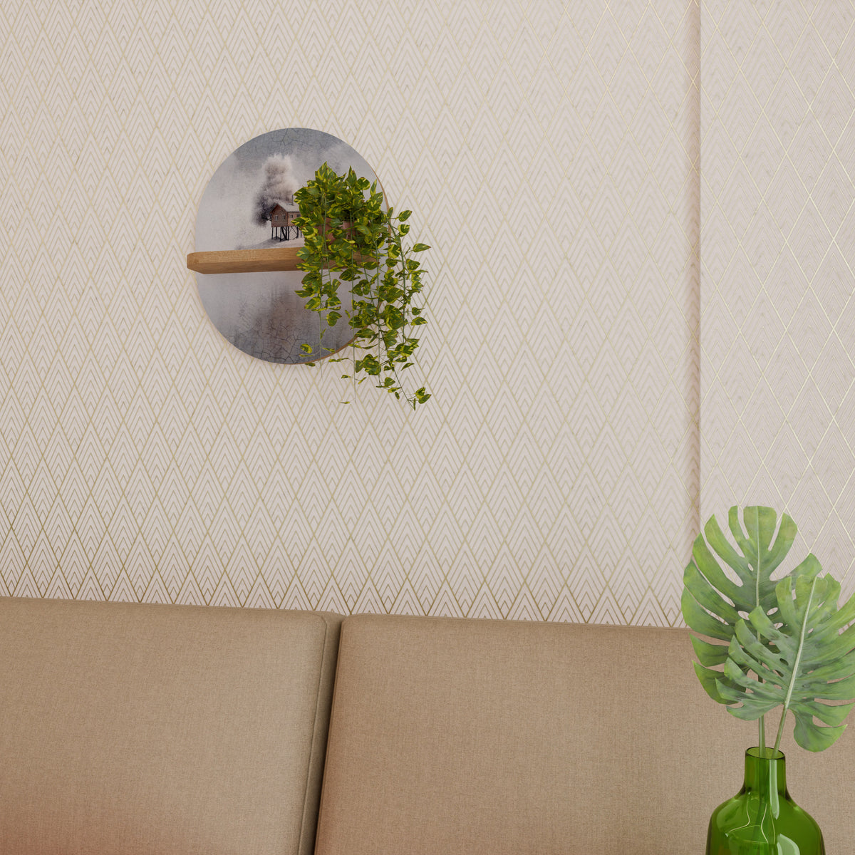 SILENT CABIN Διακοσμητικό Ράφι Art Shelf