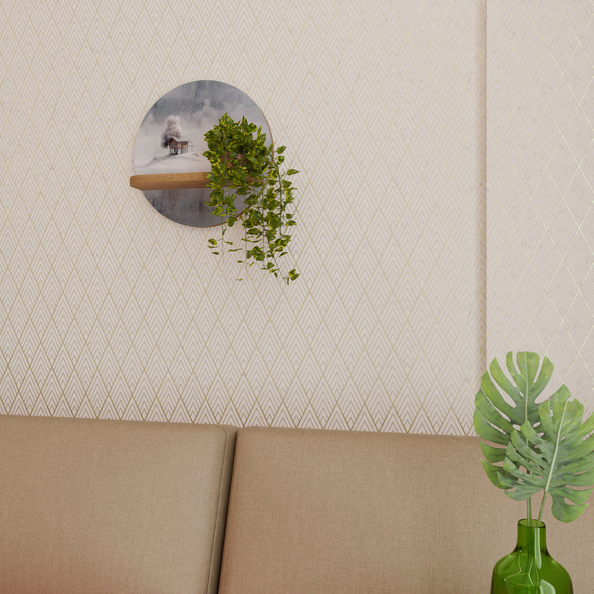 SILENT CABIN Διακοσμητικό Ράφι Art Shelf