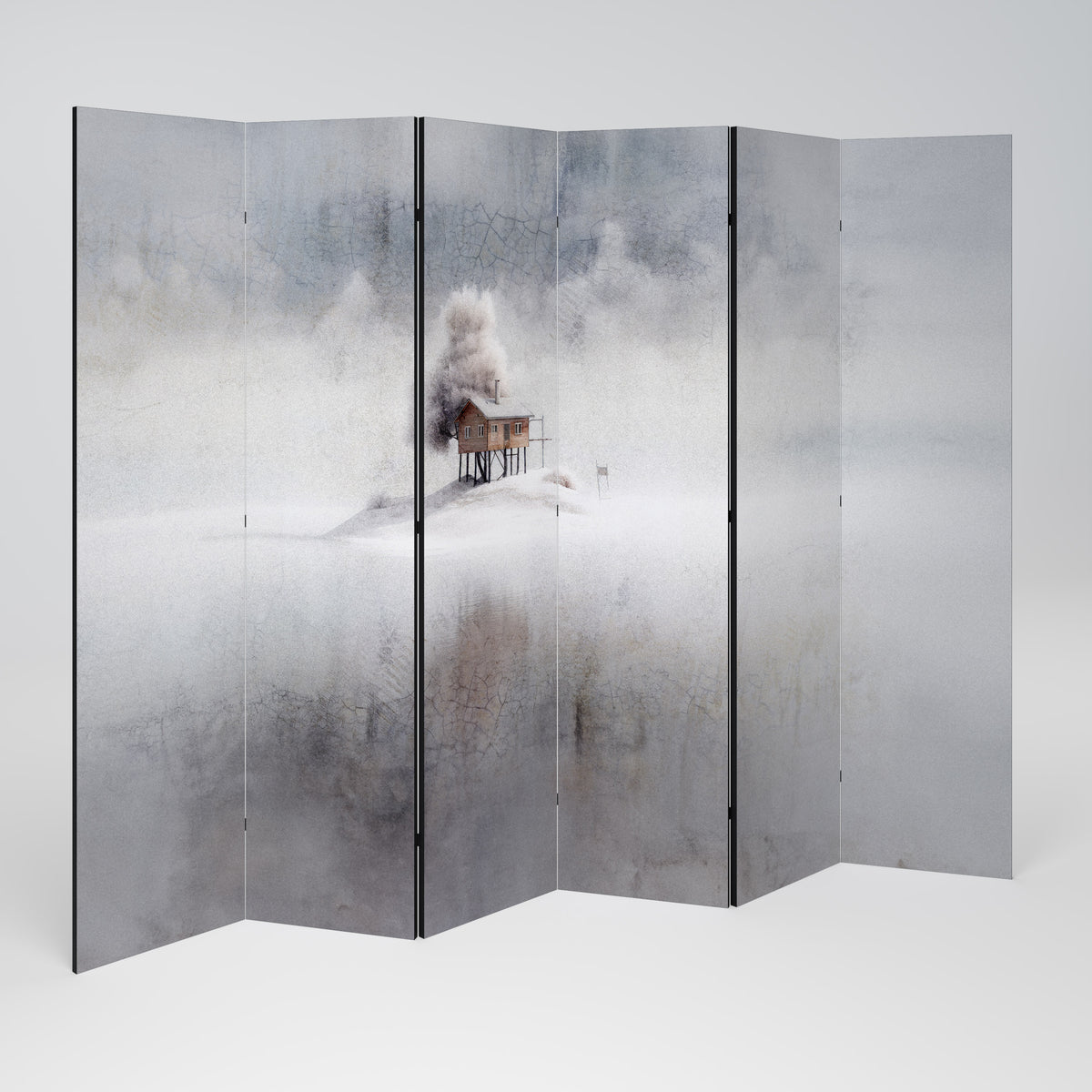 SILENT CABIN 6-Panel Room Divider