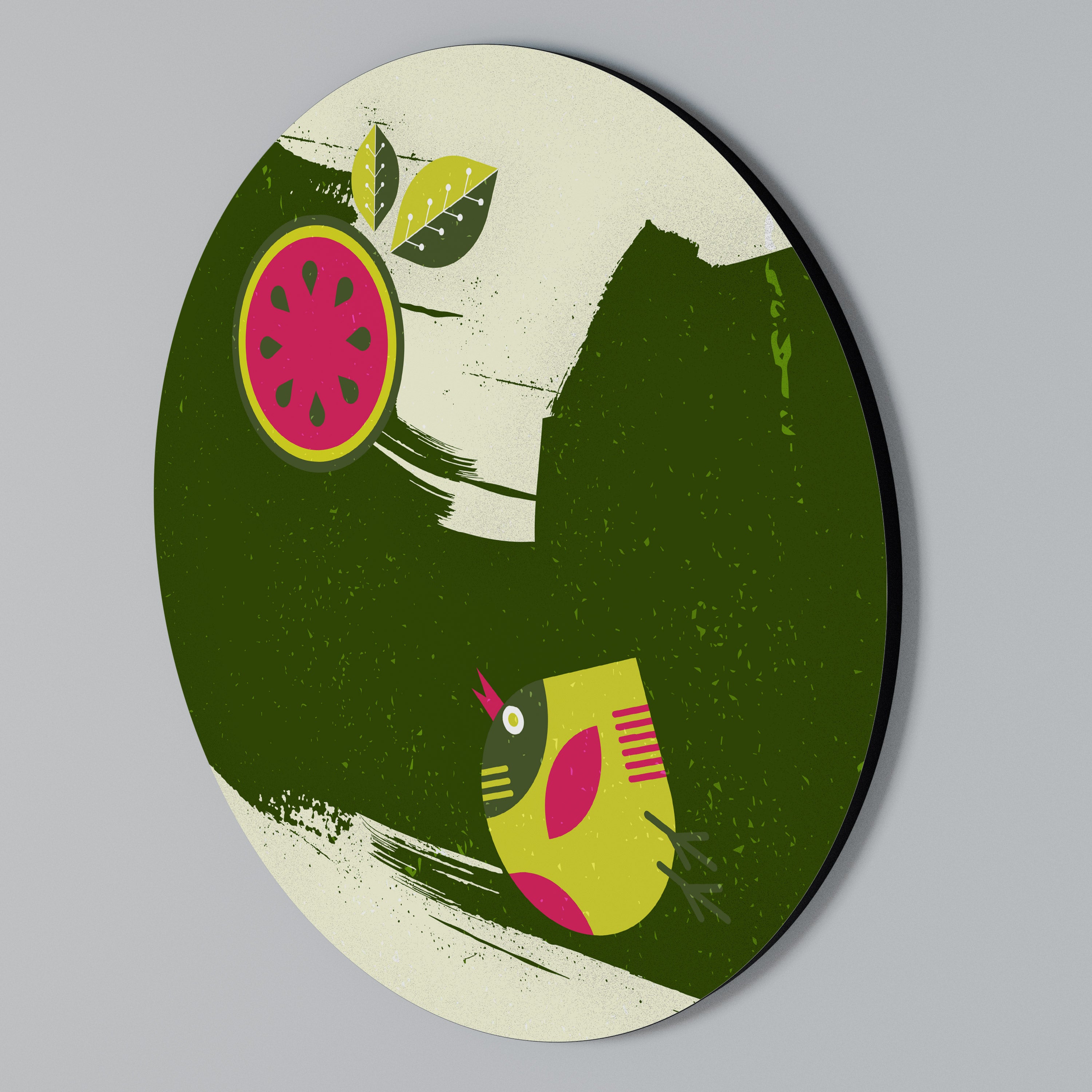 FRUITFUL SWIRLS Στρογγυλός πίνακας ζωγραφικής