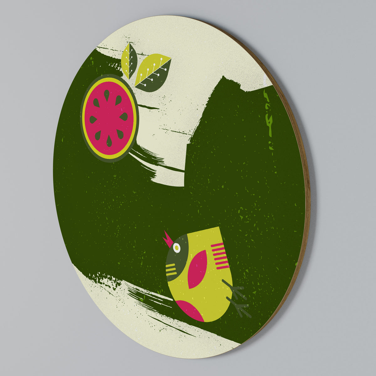 FRUITFUL SWIRLS Στρογγυλός πίνακας ζωγραφικής