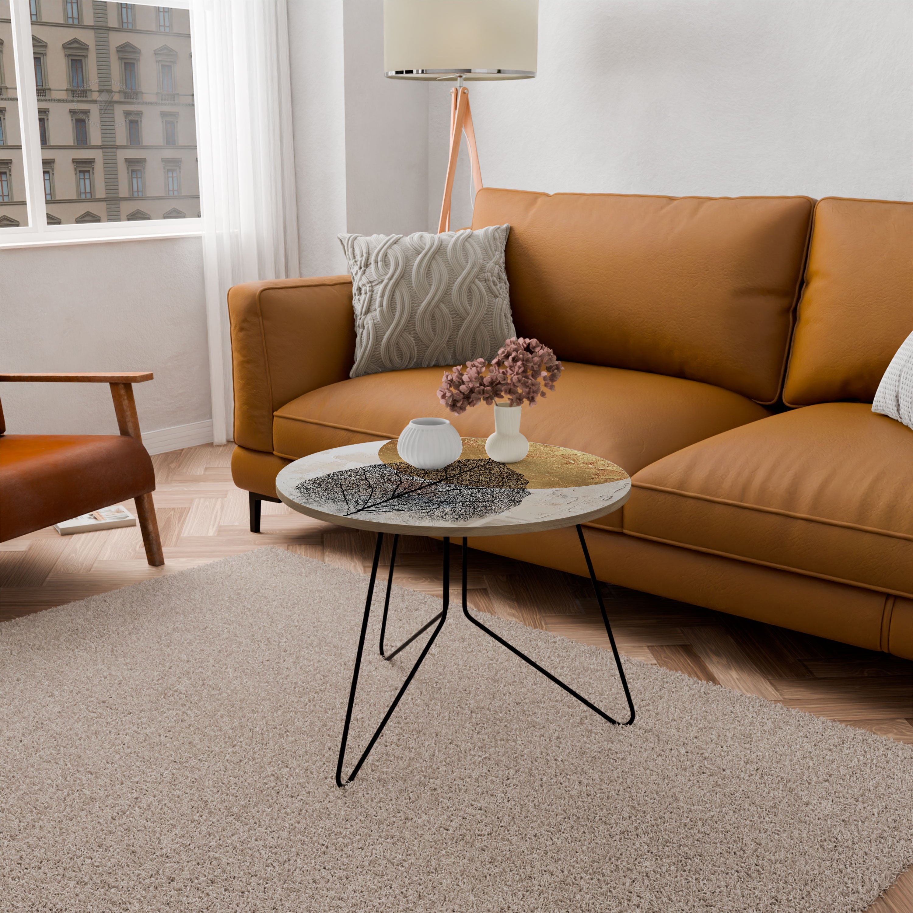 GOLD NERVATIO Coffee Table 69