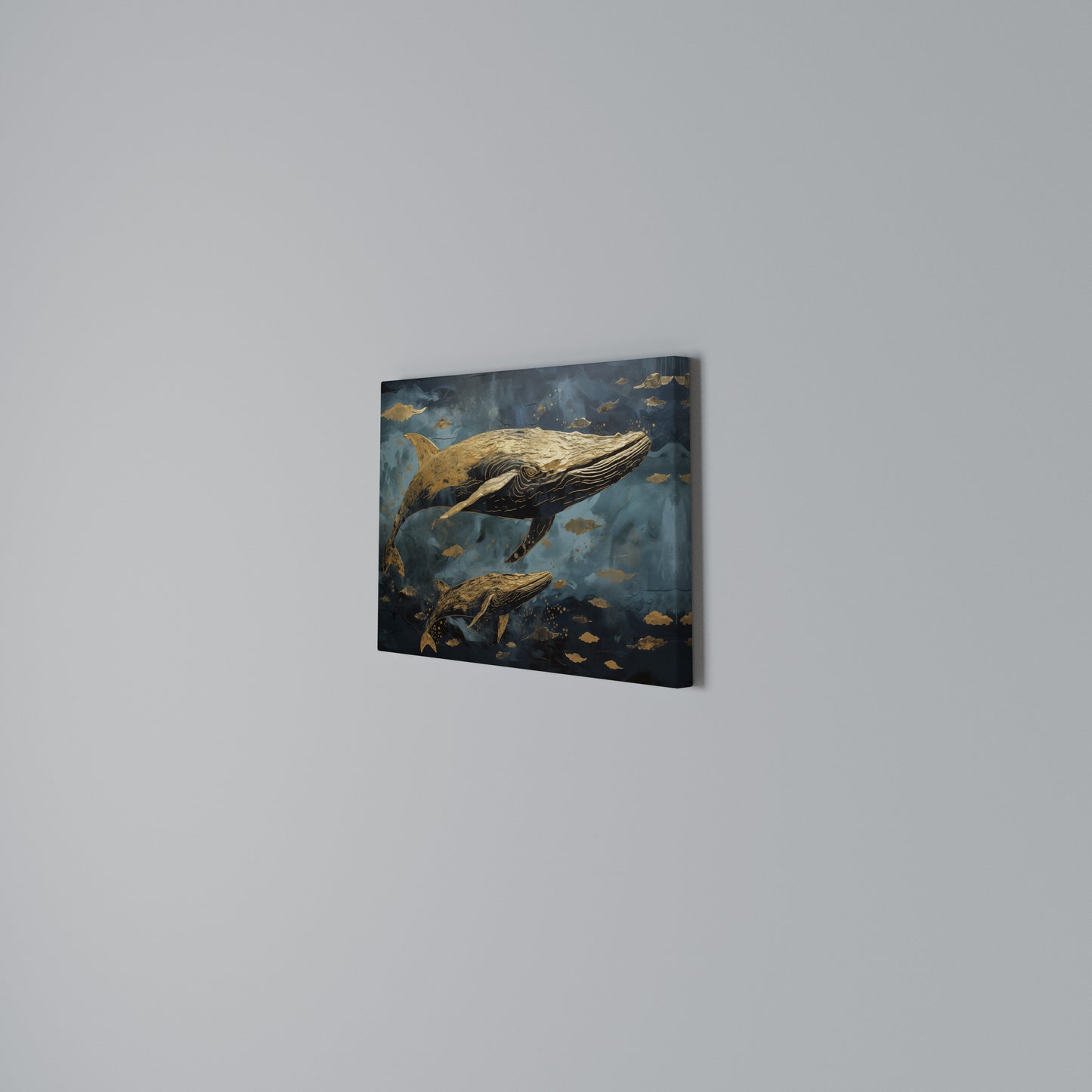 WHALE SONG SYMPHONY Horizontal Canvas Print