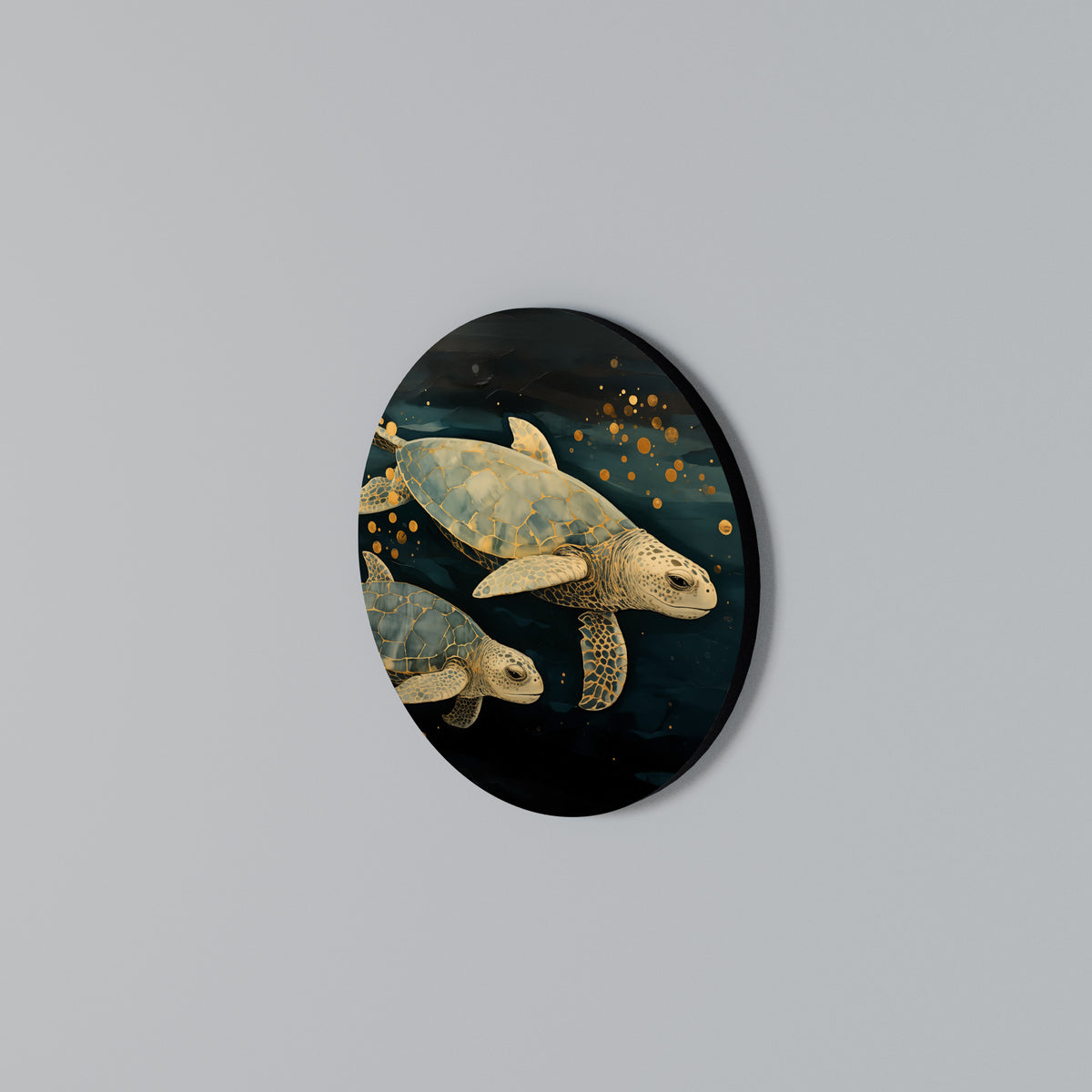 SERENE JOURNEY Round Wall Art