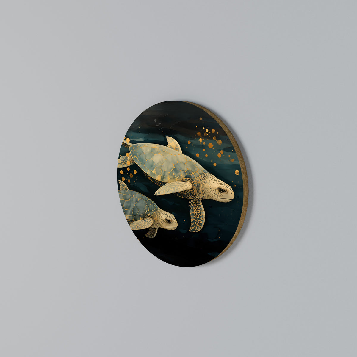 SERENE JOURNEY Round Wall Art