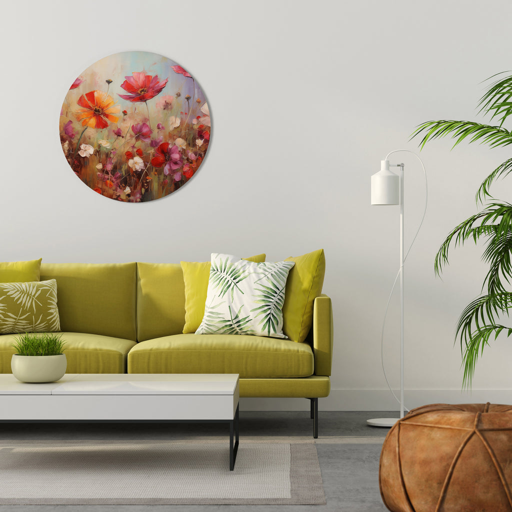 GARDEN DAYDREAM Round Wall Art