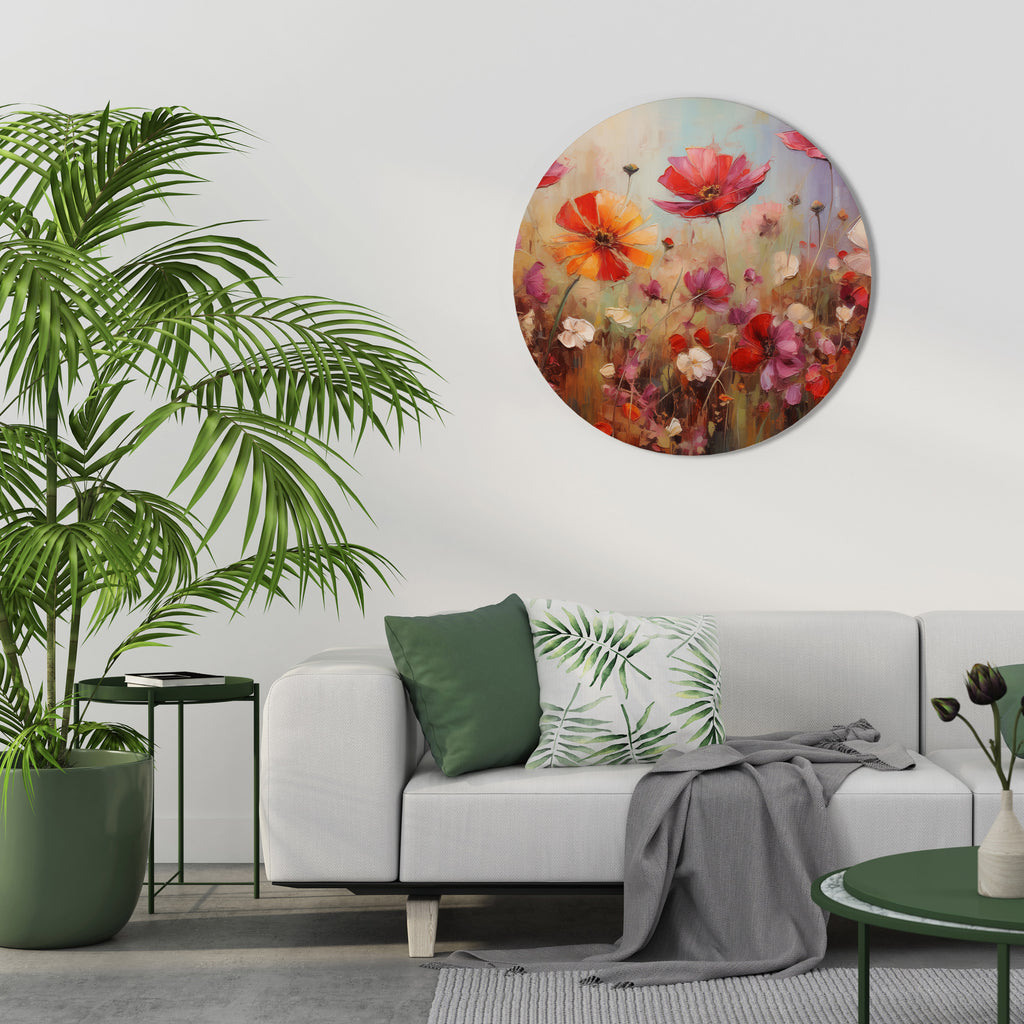 GARDEN DAYDREAM Round Wall Art