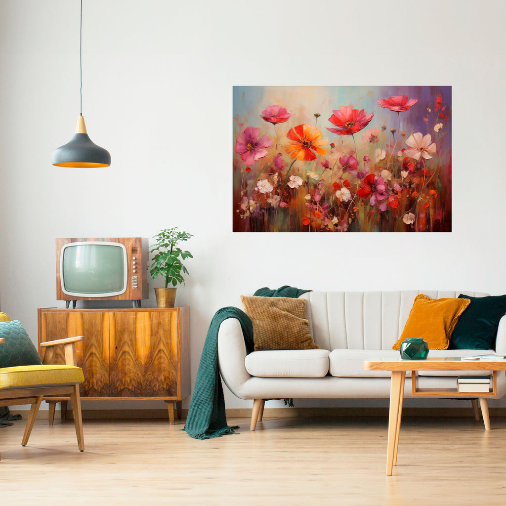 Οριζόντια αφίσα GARDEN DAYDREAM με ξεφλούδισμα και κολλητική ταινία