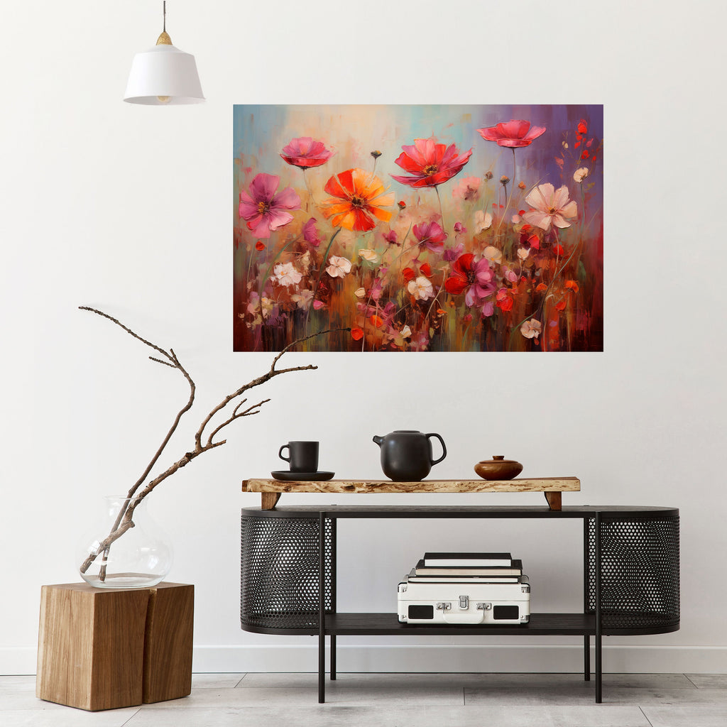 Οριζόντια αφίσα GARDEN DAYDREAM με ξεφλούδισμα και κολλητική ταινία