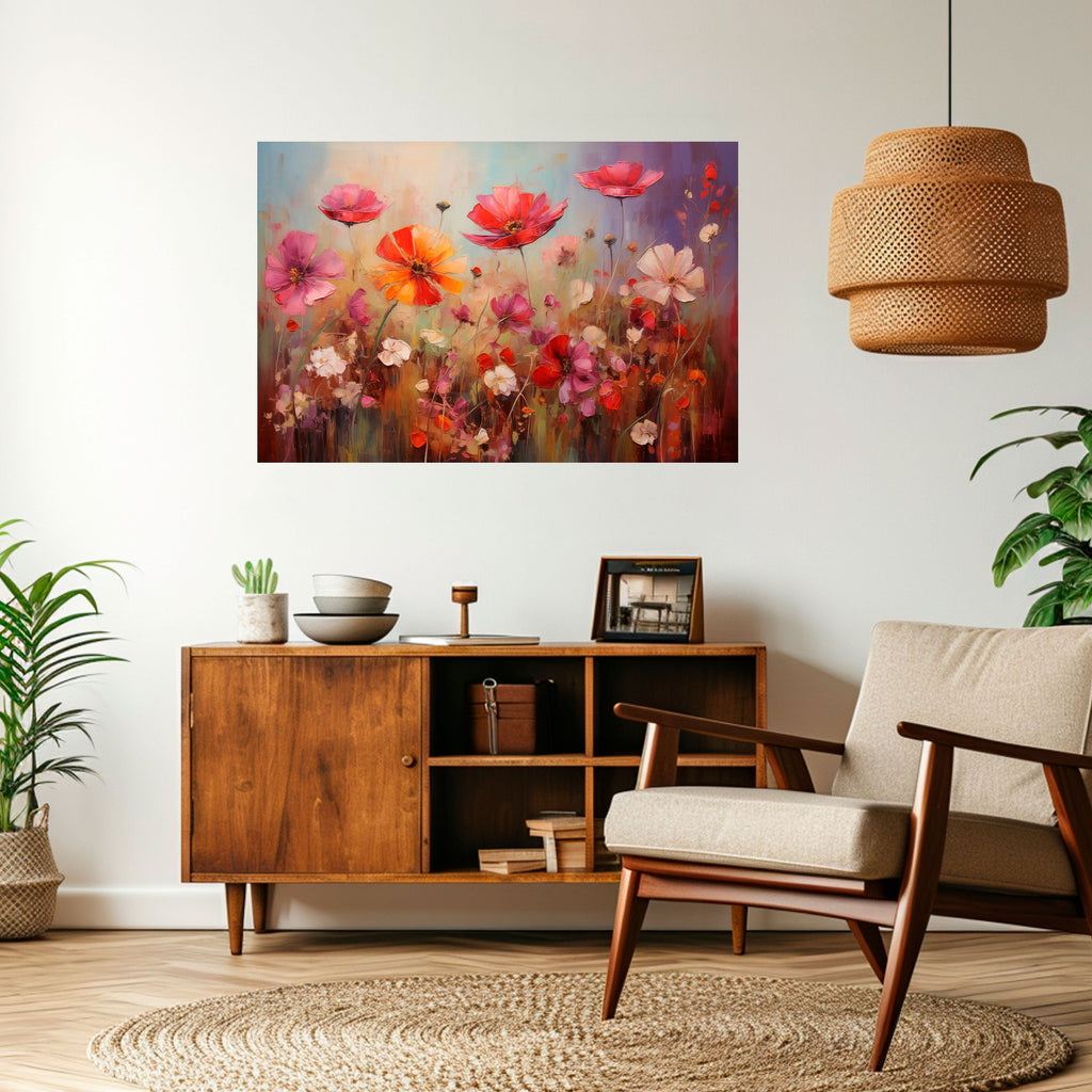 Οριζόντια αφίσα GARDEN DAYDREAM με ξεφλούδισμα και κολλητική ταινία