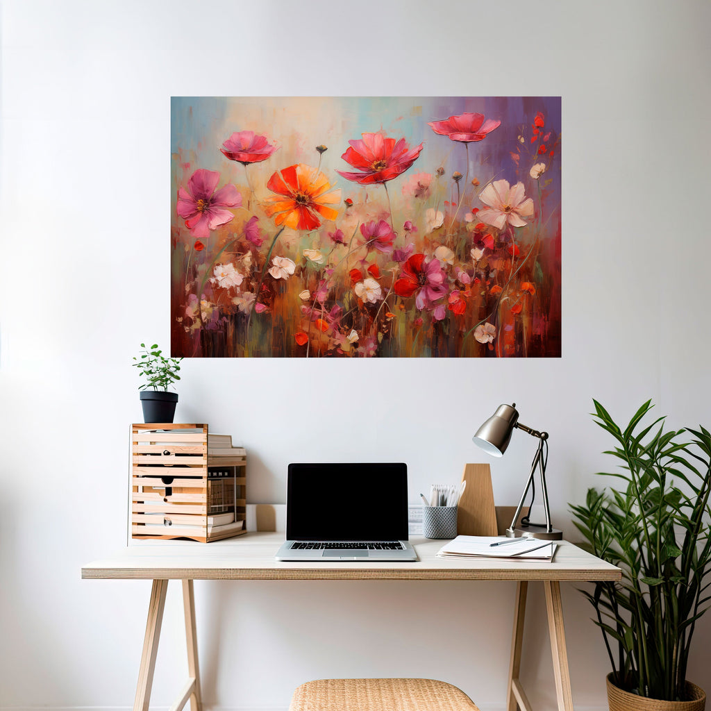 Οριζόντια αφίσα GARDEN DAYDREAM με ξεφλούδισμα και κολλητική ταινία
