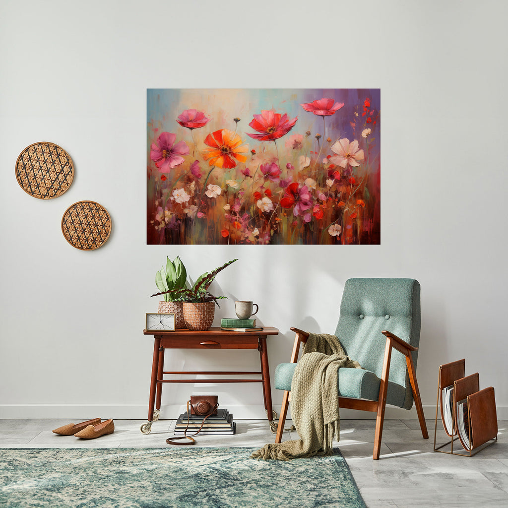 Οριζόντια αφίσα GARDEN DAYDREAM με ξεφλούδισμα και κολλητική ταινία