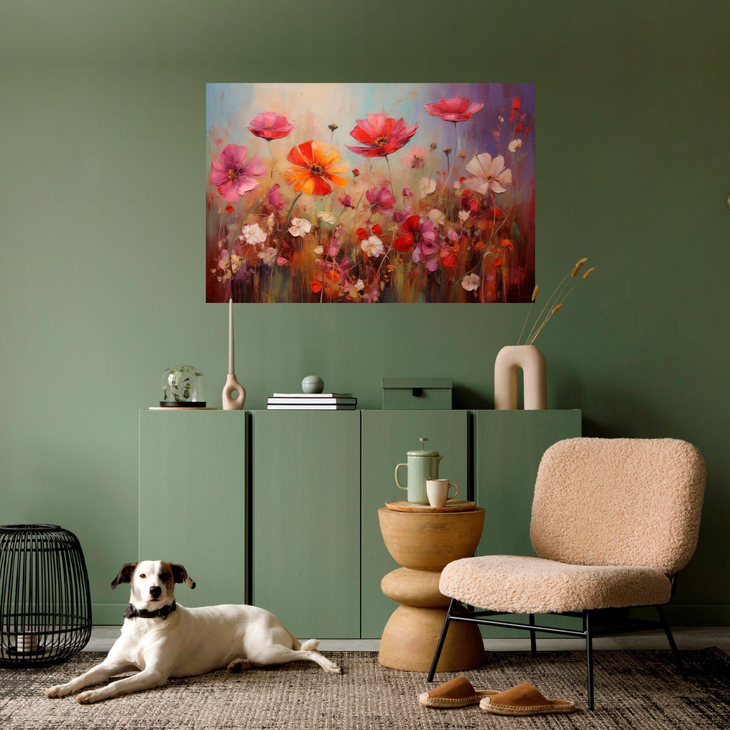 Οριζόντια αφίσα GARDEN DAYDREAM με ξεφλούδισμα και κολλητική ταινία