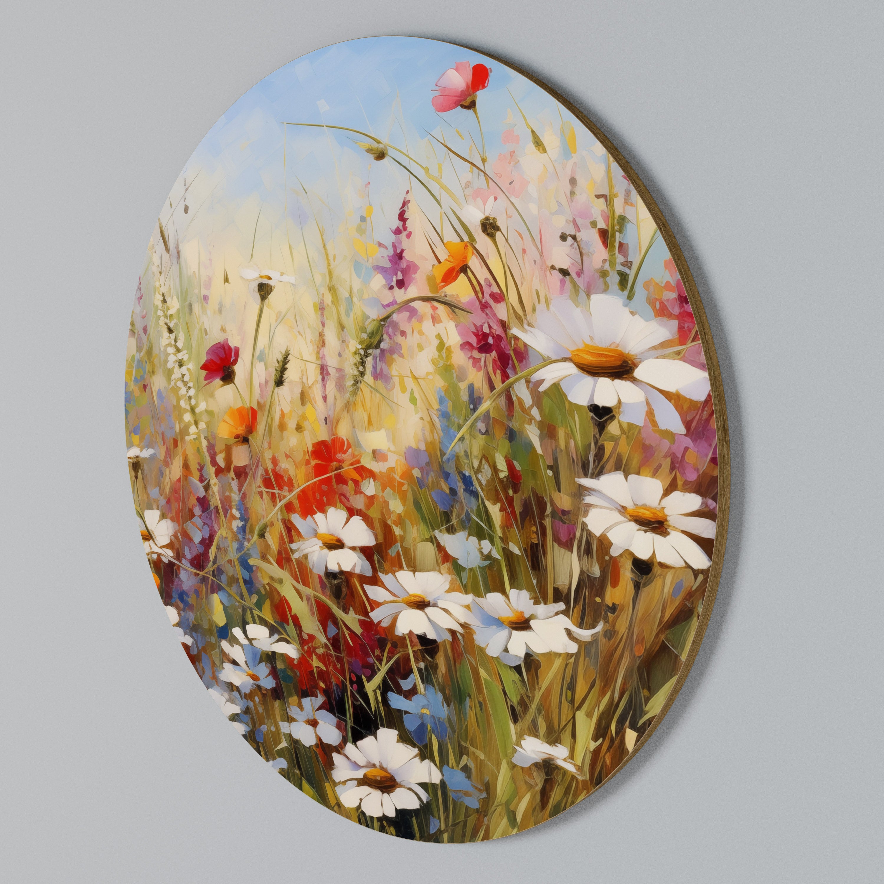 DAISY DAYDREAMS Round Wall Art