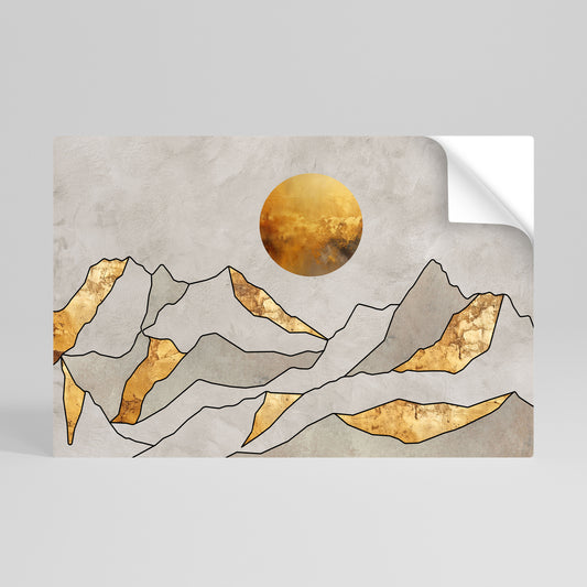 SUNNY BLAZE Αυτοκόλλητη Αφίσα οριζόντια