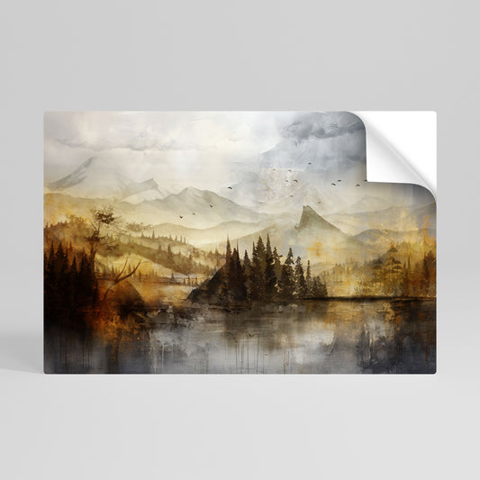 AUTUMN AURA Αυτοκόλλητη Αφίσα οριζόντια
