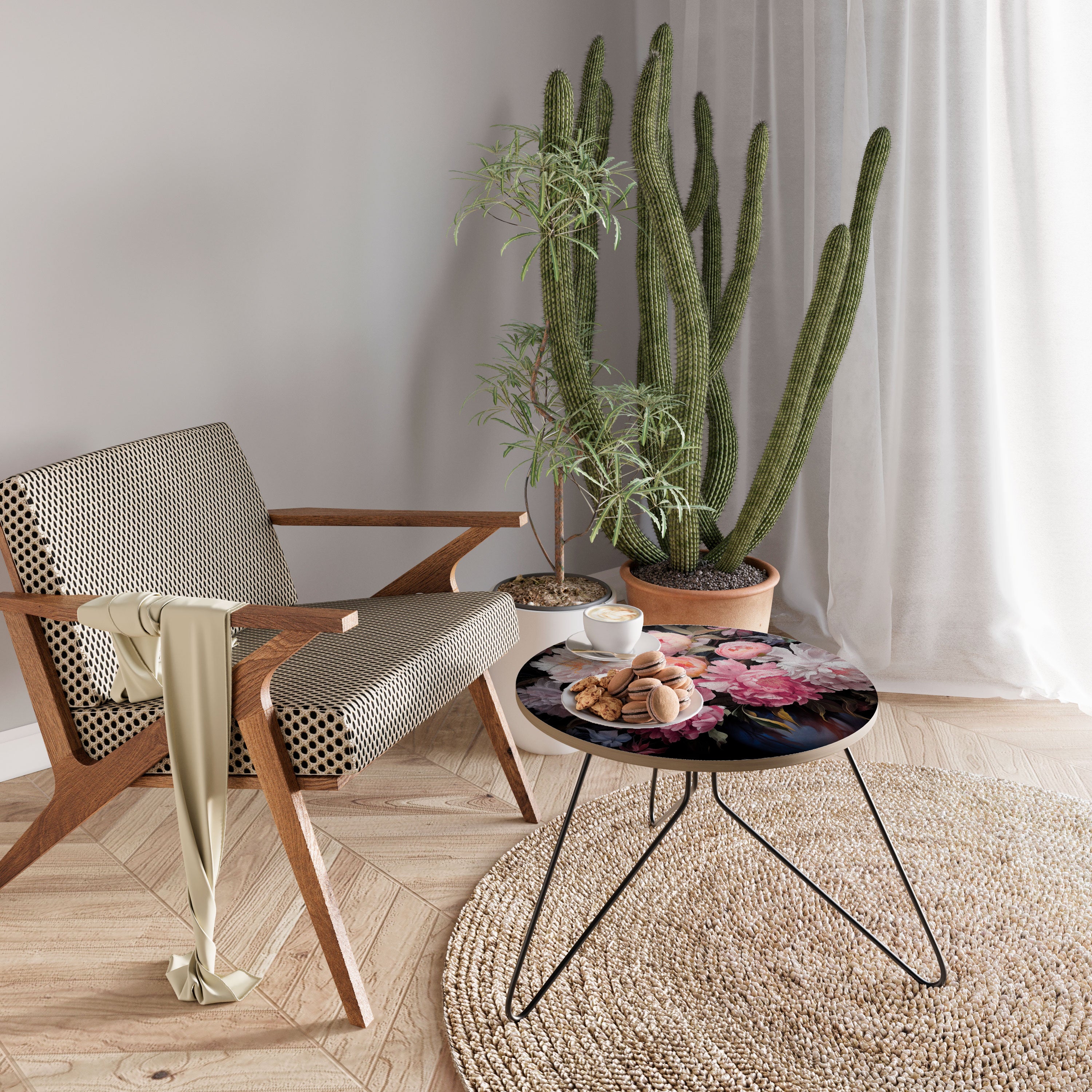 CRASHED PEONIES Τραπεζάκι σαλονιού