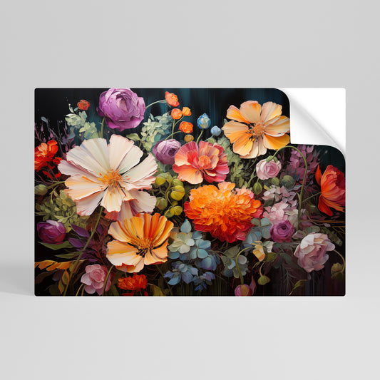 BLOOMING WILDERNESS Αυτοκόλλητη Αφίσα οριζόντια