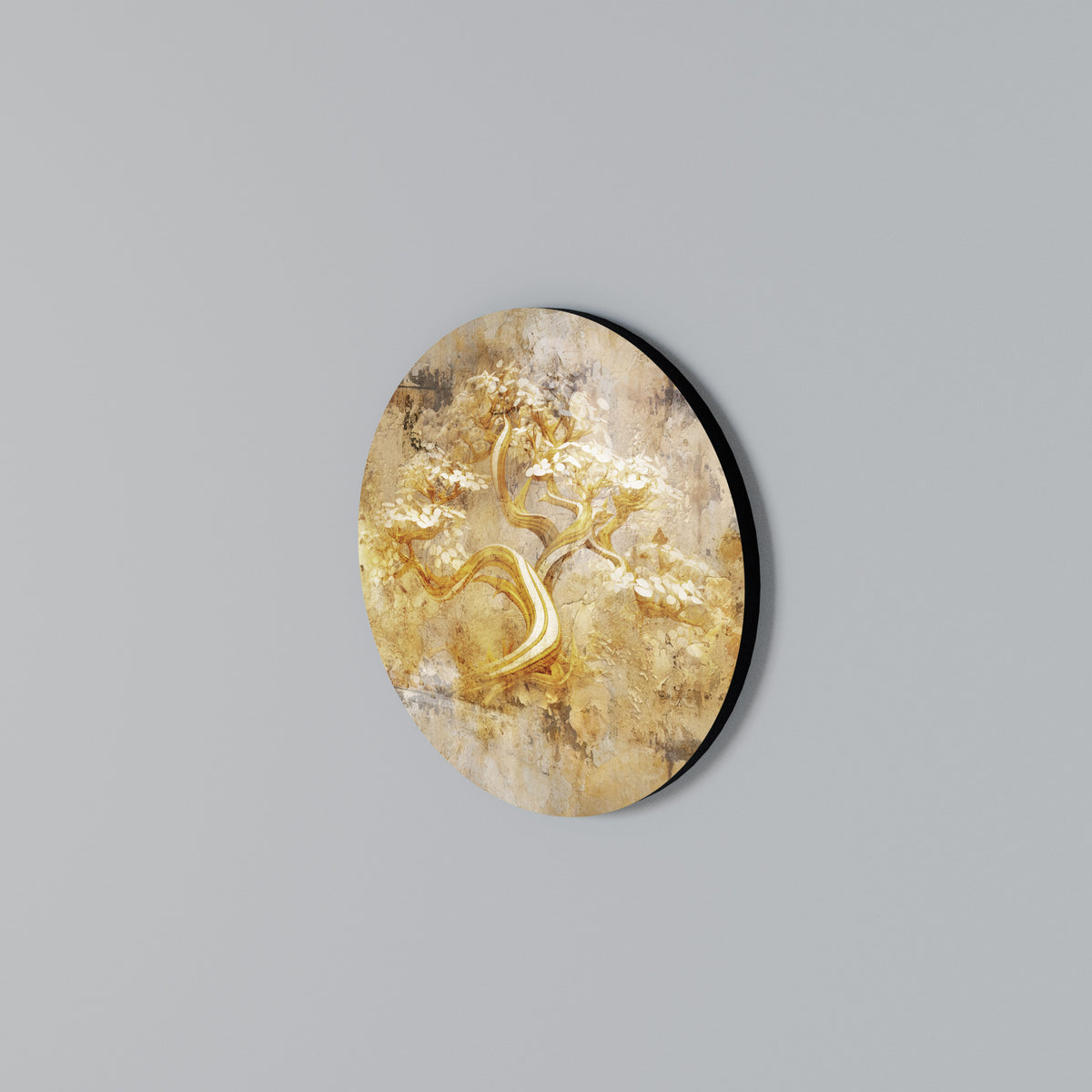 TREE OF WHISPERS Round Wall Art