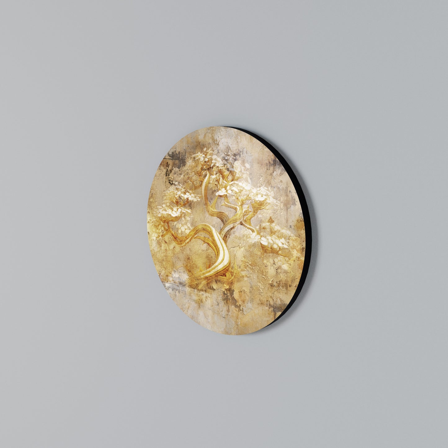 TREE OF WHISPERS Round Wall Art