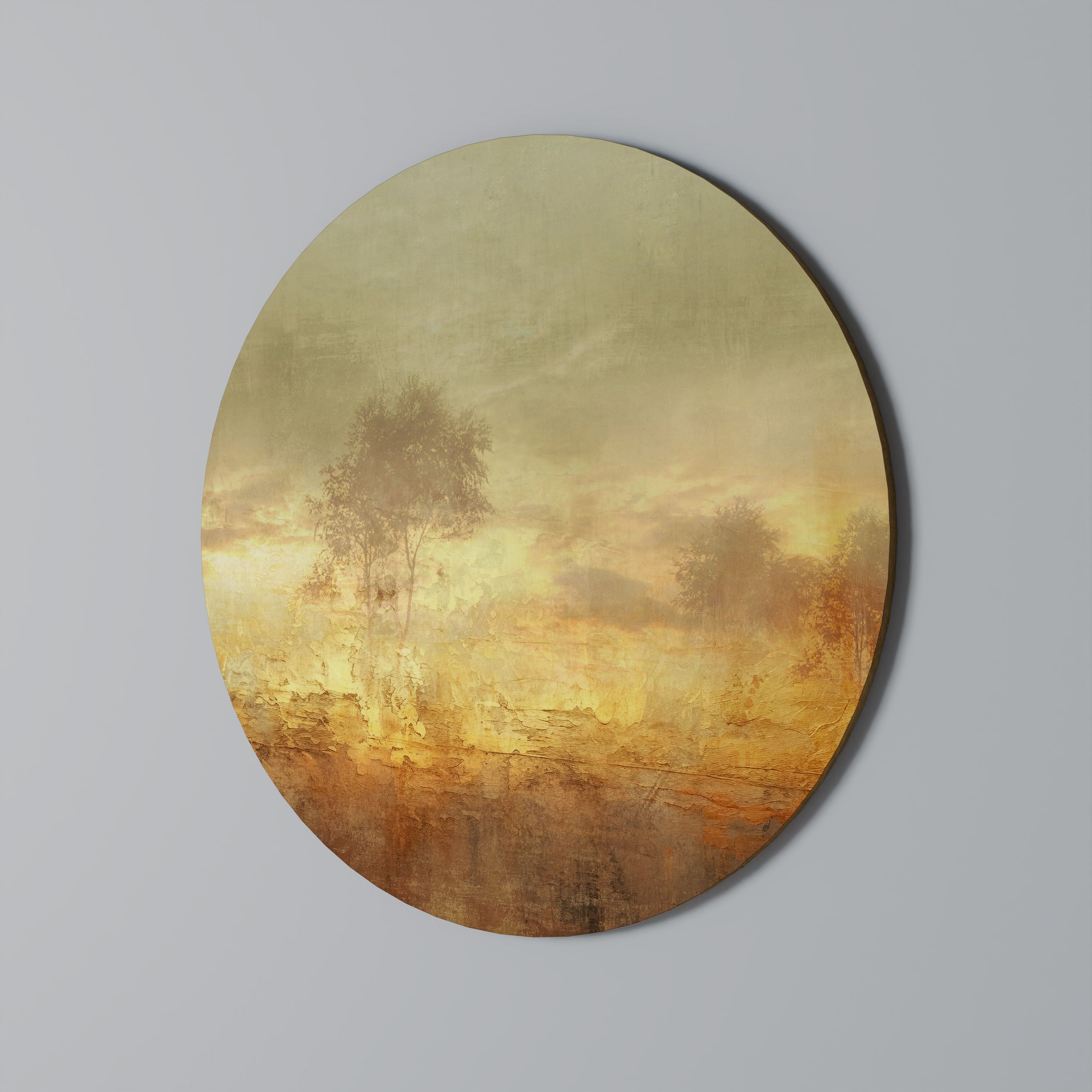 Στρογγυλή Τέχνη Τοίχου AMBER DREAMSCAPE