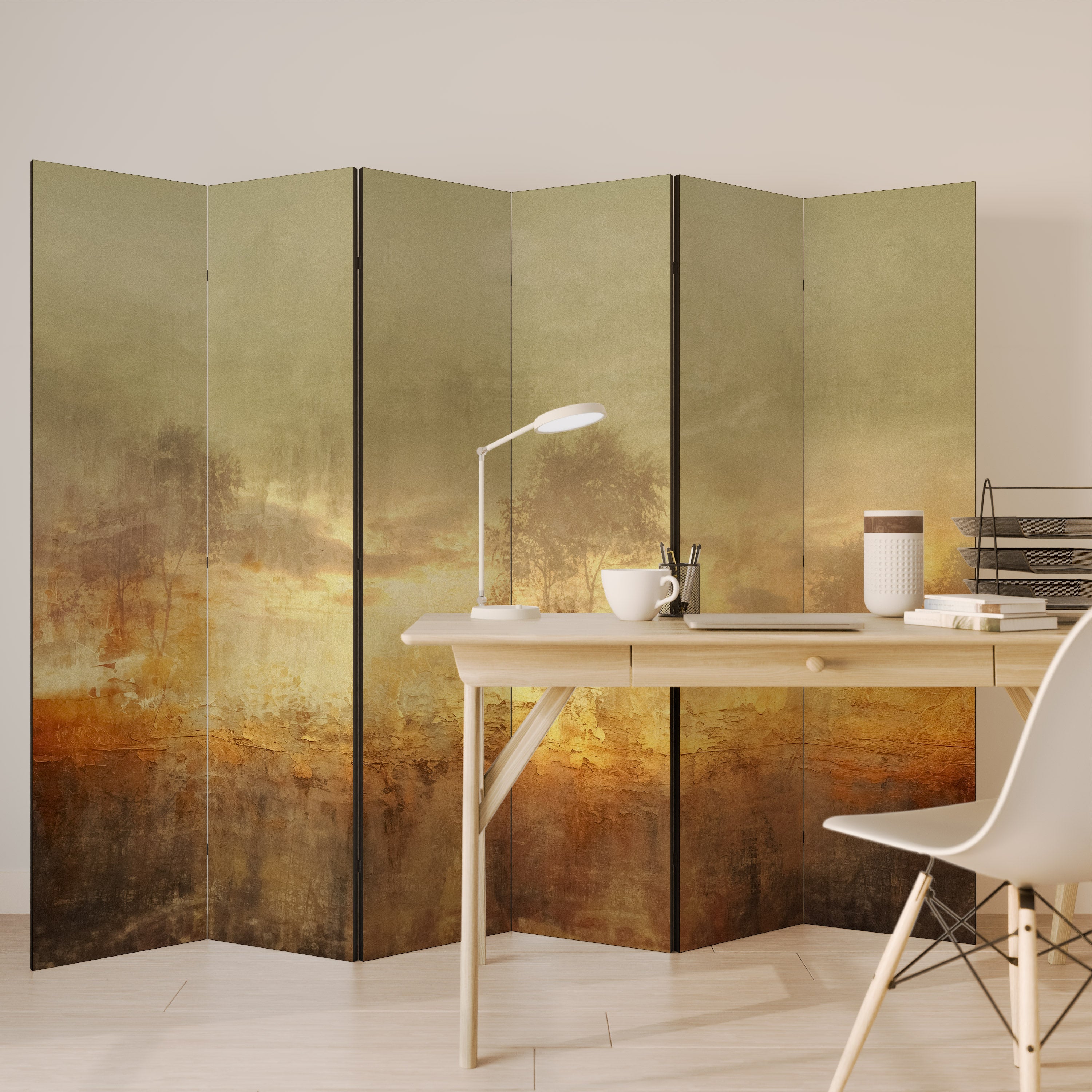 AMBER DREAMSCAPE 6-Panel Room Divider