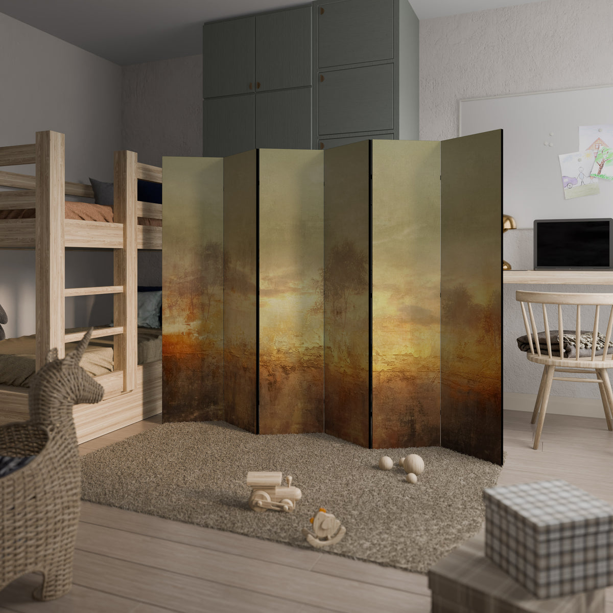 AMBER DREAMSCAPE Παραβάν με 6 πάνελ