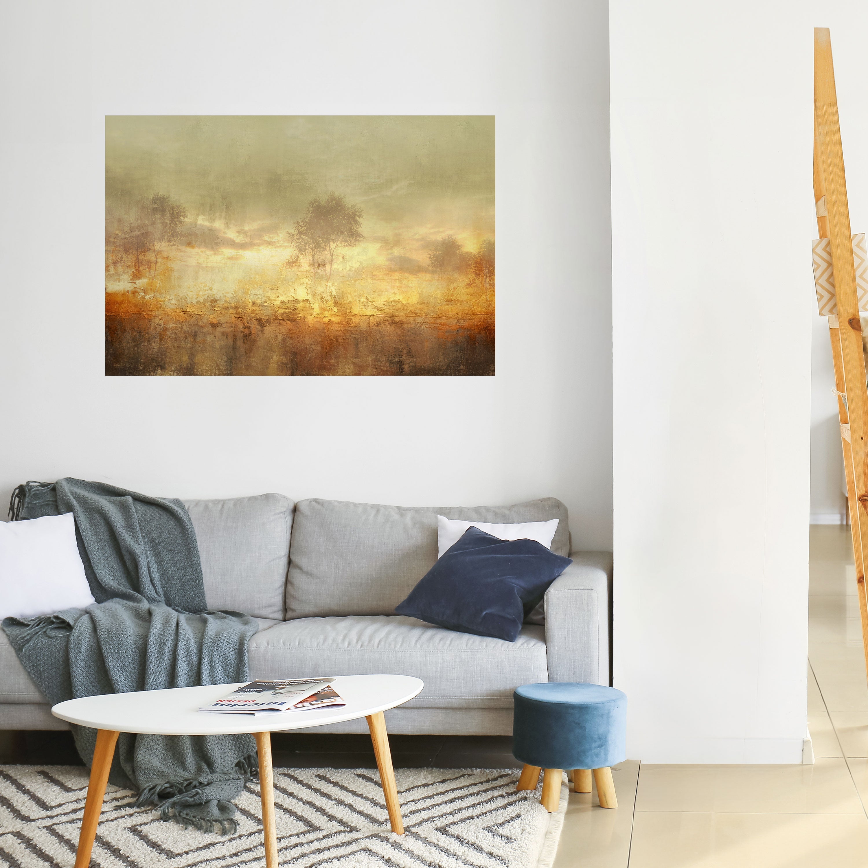 Αφίσα AMBER DREAMSCAPE με οριζόντια σχεδίαση και κολλητική επίστρωση