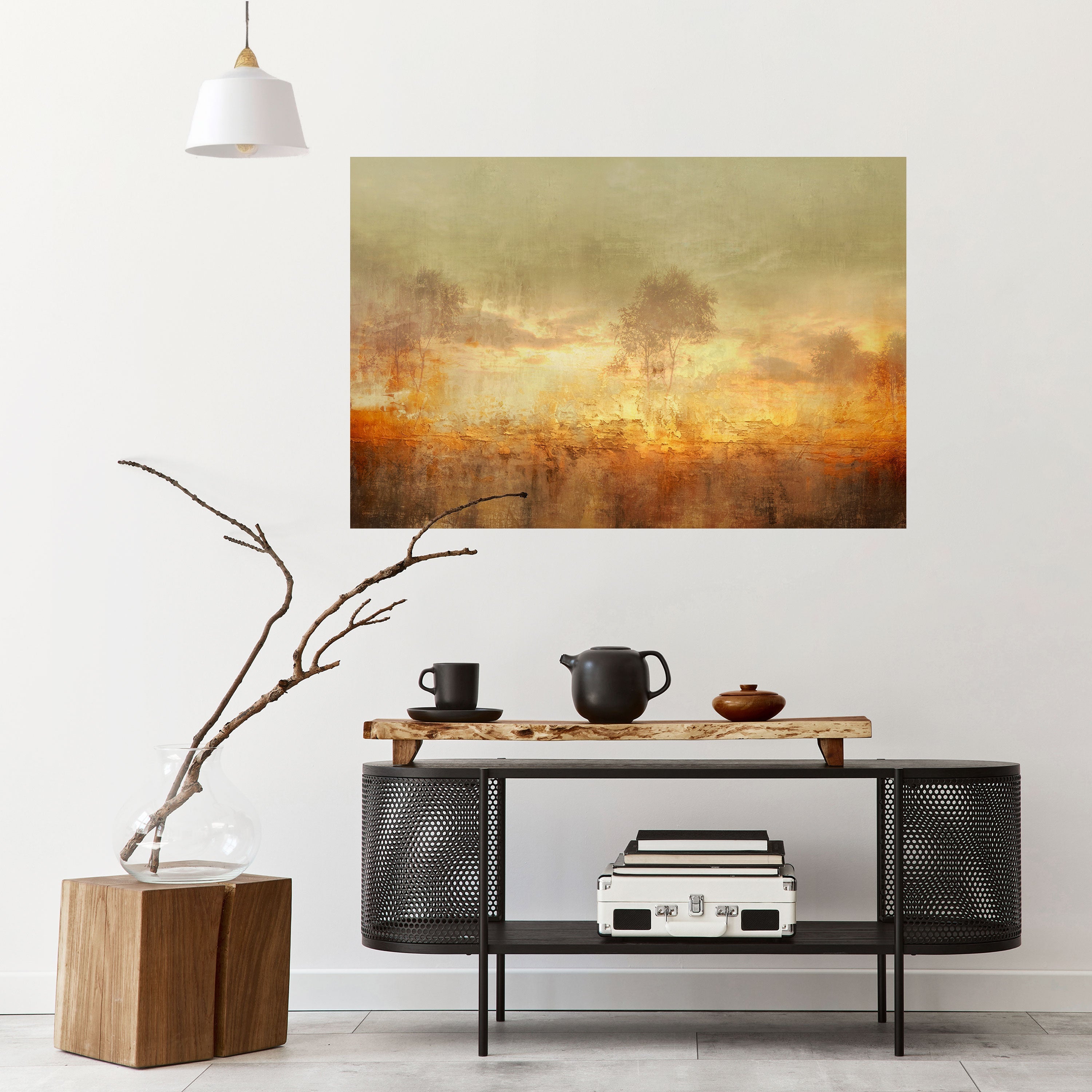 Αφίσα AMBER DREAMSCAPE με οριζόντια σχεδίαση και κολλητική επίστρωση