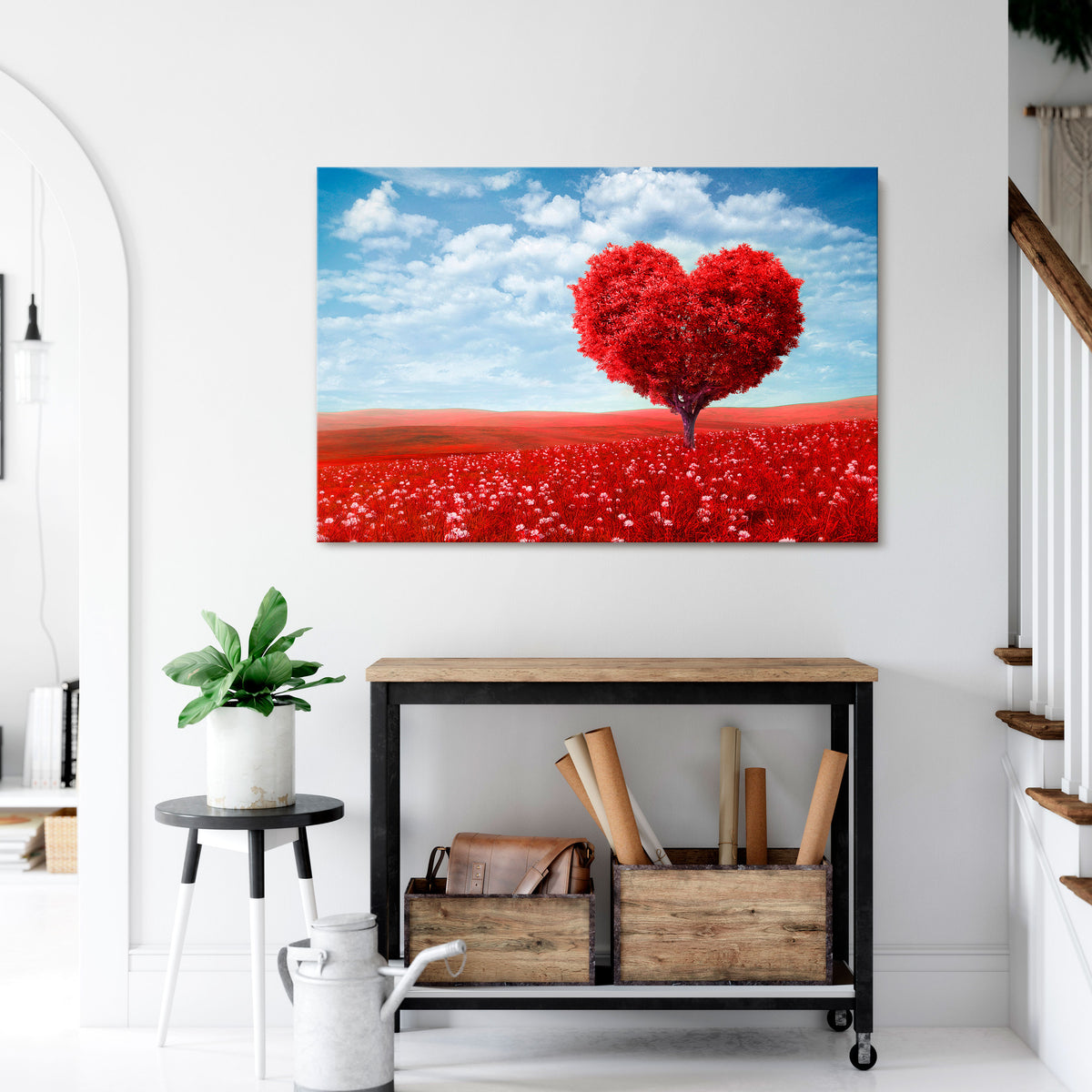 LOVE’S EMBRACE Horizontal Canvas Print