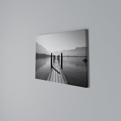 WALK INTO THE DEEP Horizontal Canvas Print