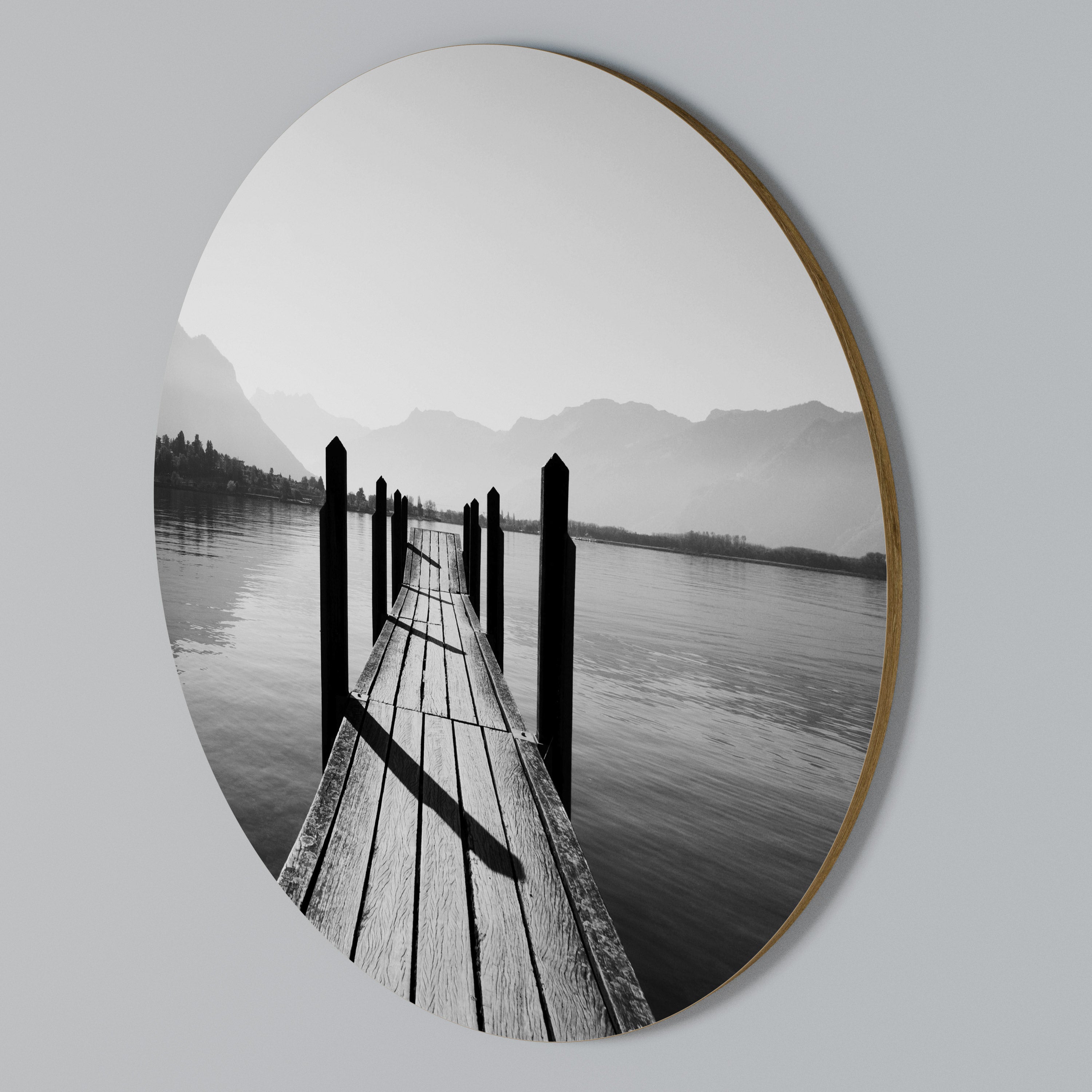 WALK INTO THE DEEP Στρογγυλός πίνακας ζωγραφικής