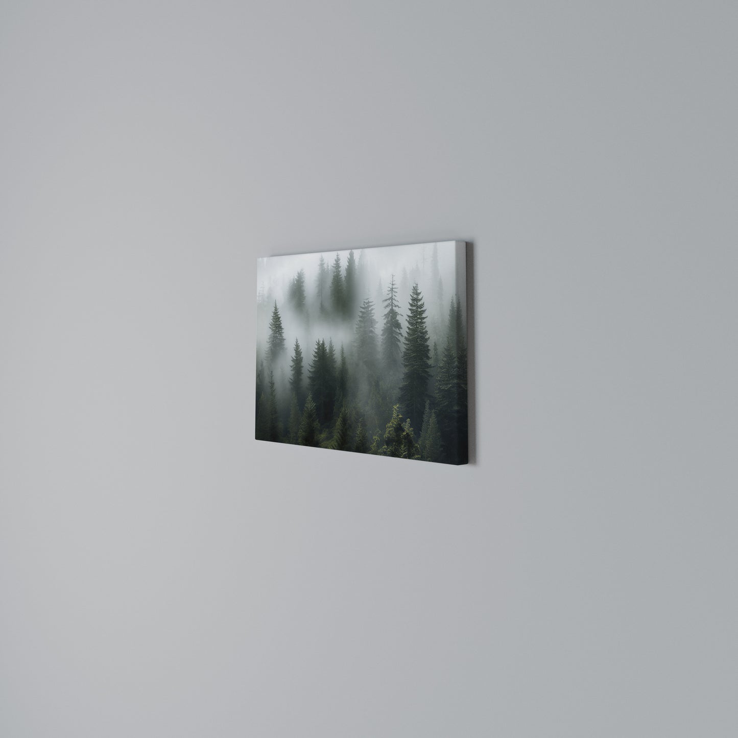 FOGGY CREST Horizontal Canvas Print