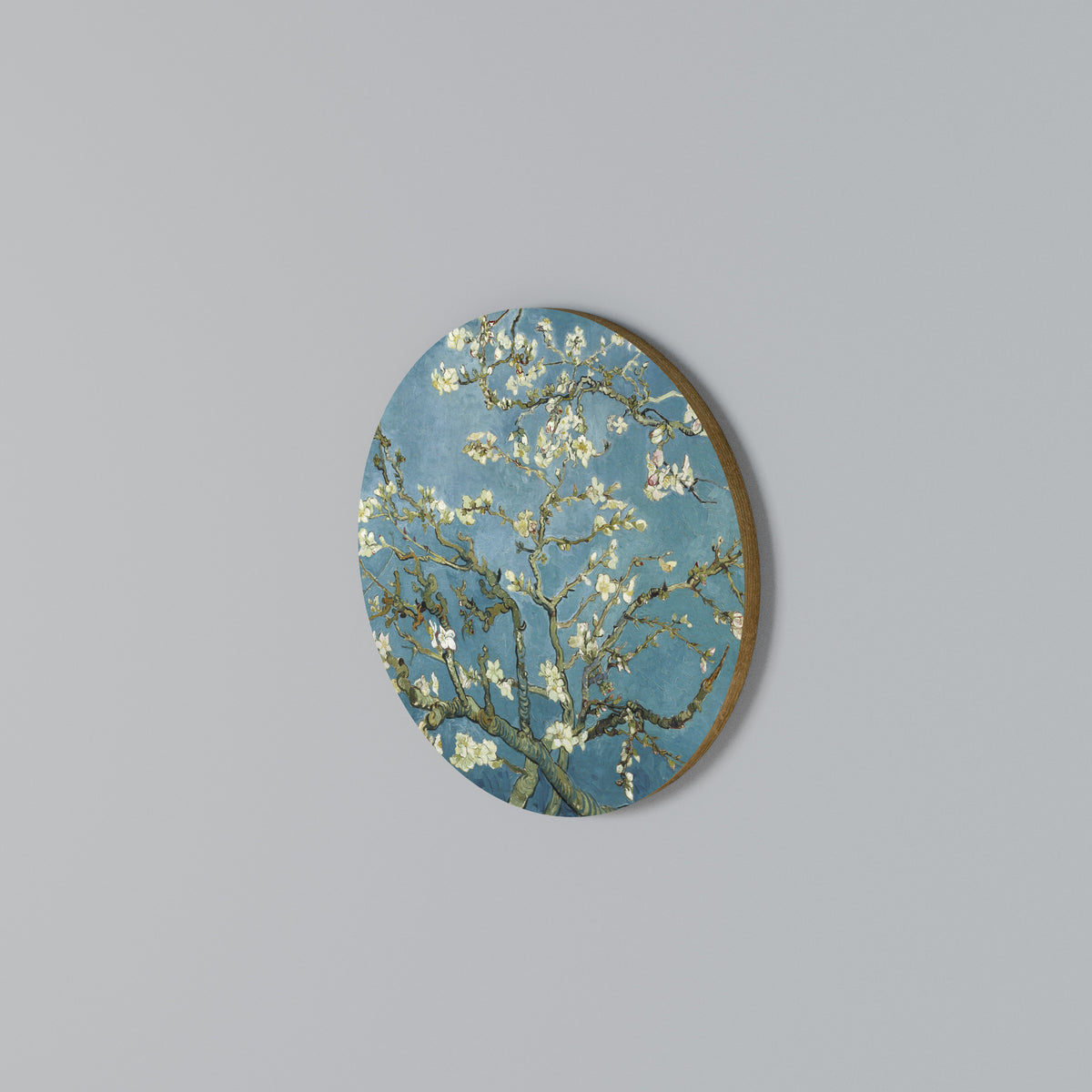 ALMOND BLOSSOM Στρογγυλός πίνακας ζωγραφικής