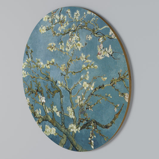 ALMOND BLOSSOM Στρογγυλός πίνακας ζωγραφικής