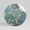 ALMOND BLOSSOM Αυτοκόλλητη Αφίσα στρογγυλή